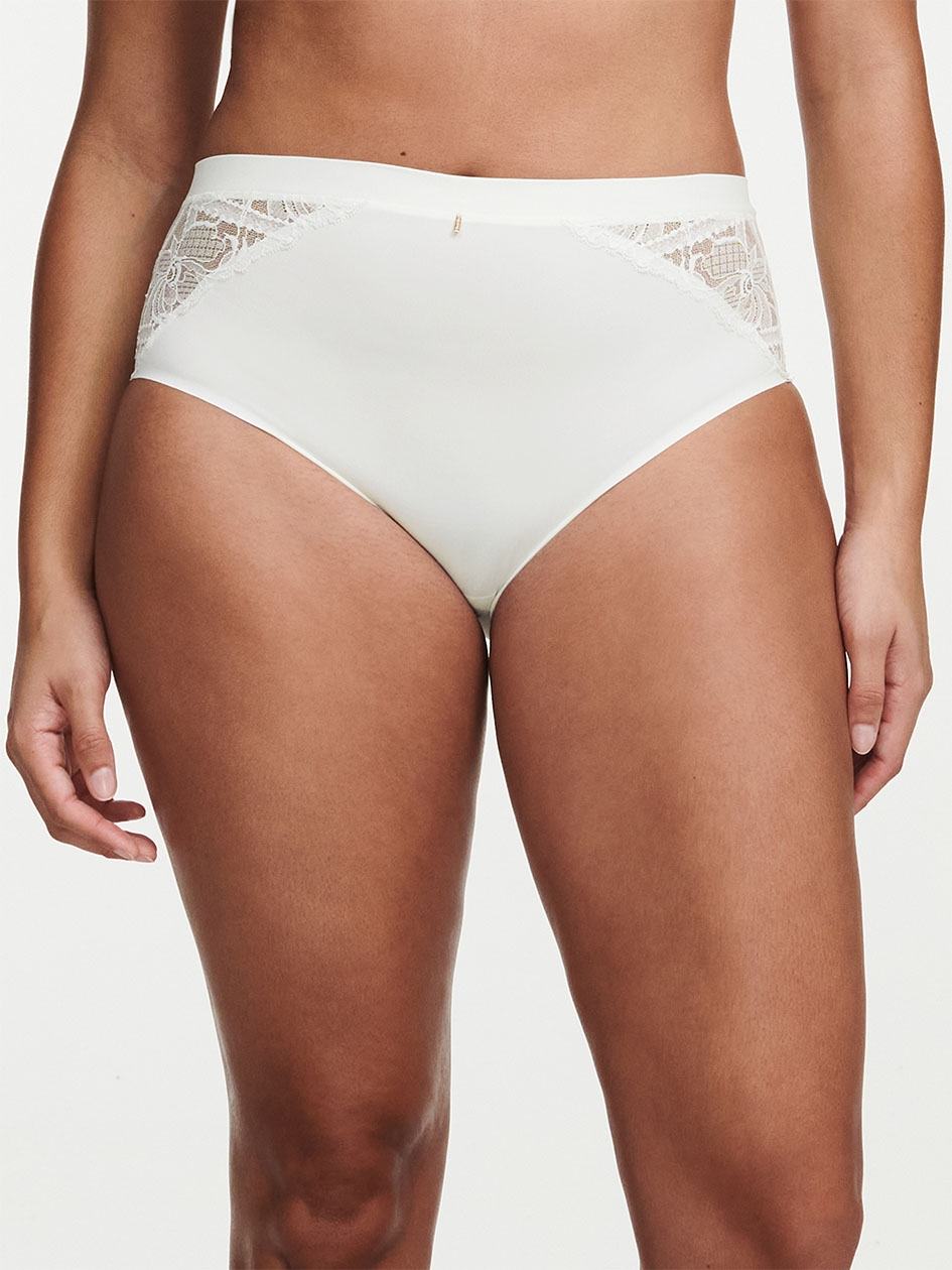 White Women Chantelle Orangerie Dream High Waist Briefs | XKY4239HB