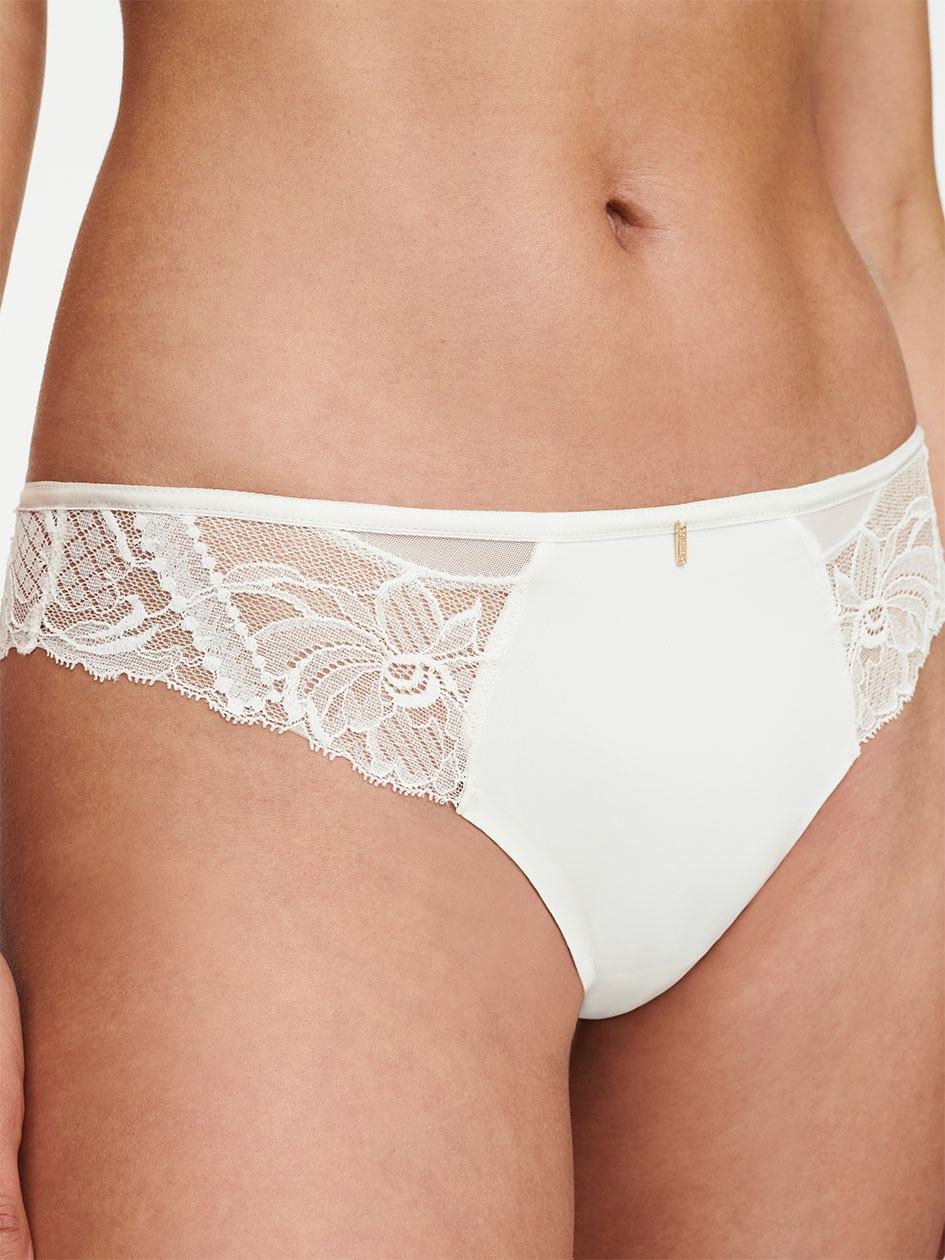 White Women Chantelle Orangerie Dream Thong Panty | ZLK5876CQ