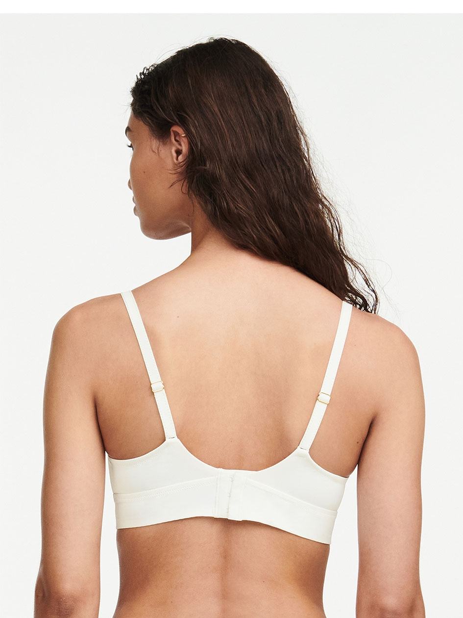 White Women Chantelle Orangerie Dream Wireless Bras | XBU458DM