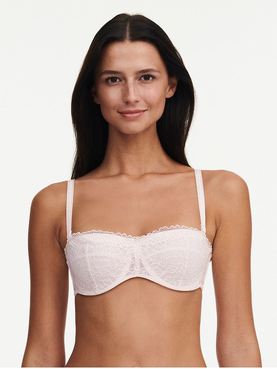 White Women Chantelle Pila Bandeau Underwire Bras | OXM4254VE