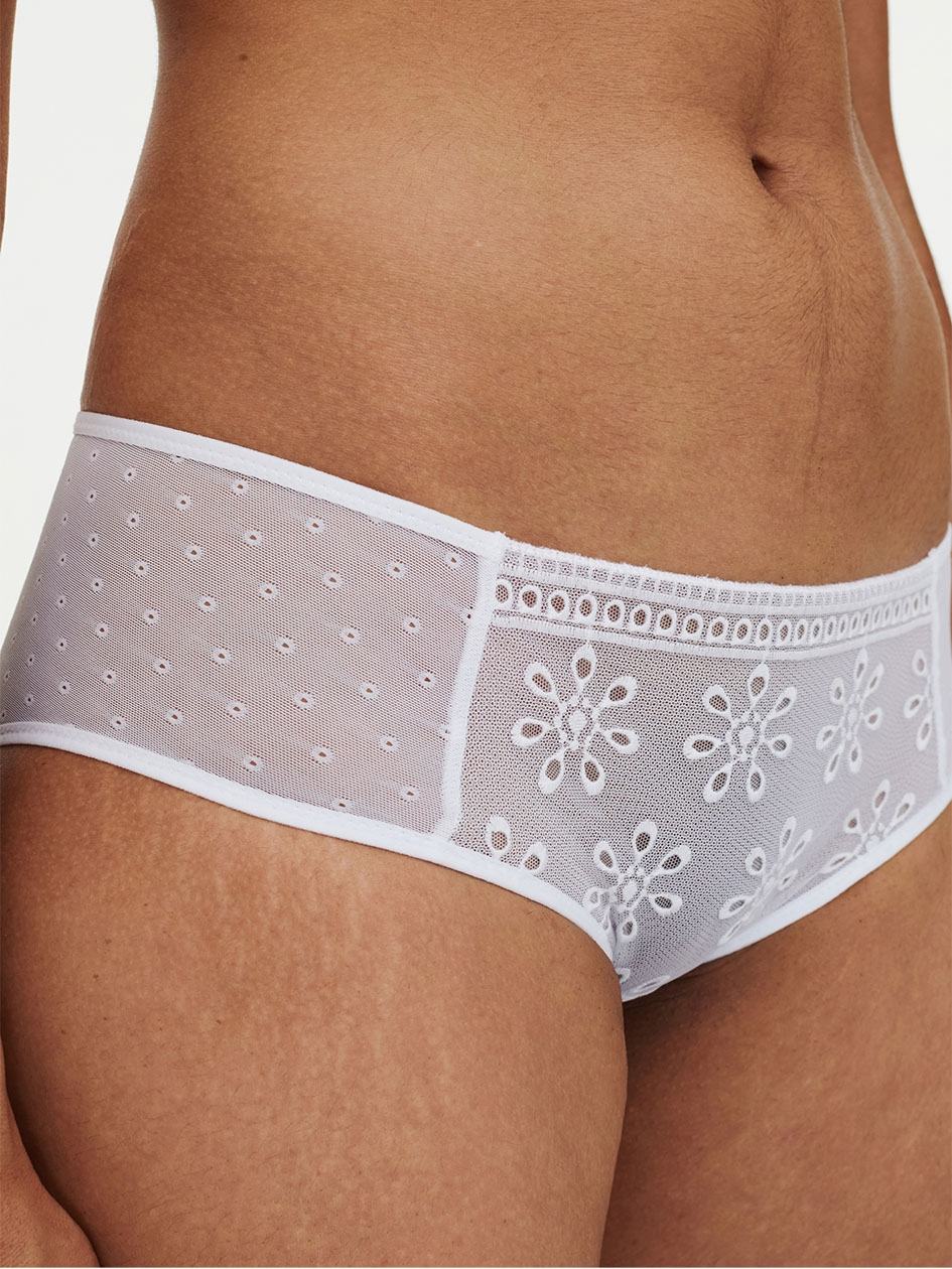 White Women Chantelle Pila Hipster Panty | TBK584CV