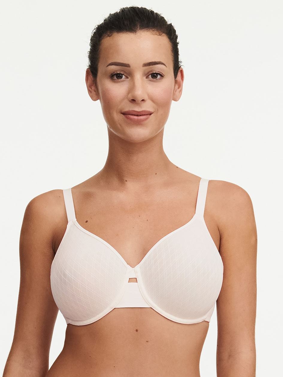 White Women Chantelle Smooth Lines Back Smoothing Minimizer Bras | XMP1820LA