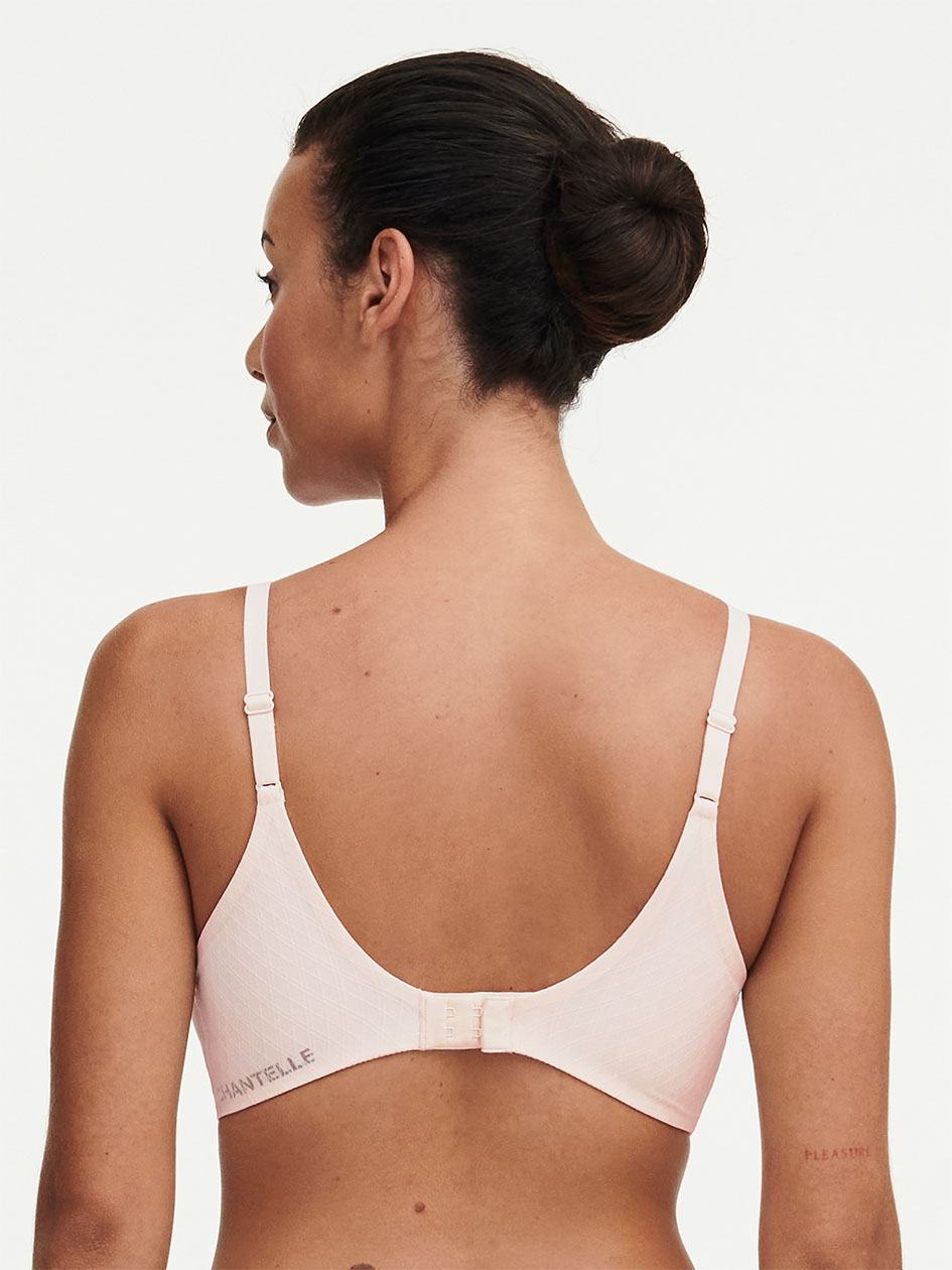 White Women Chantelle Smooth Lines Smoothing Minimizer T-Shirt Bra | GOY1299LZ