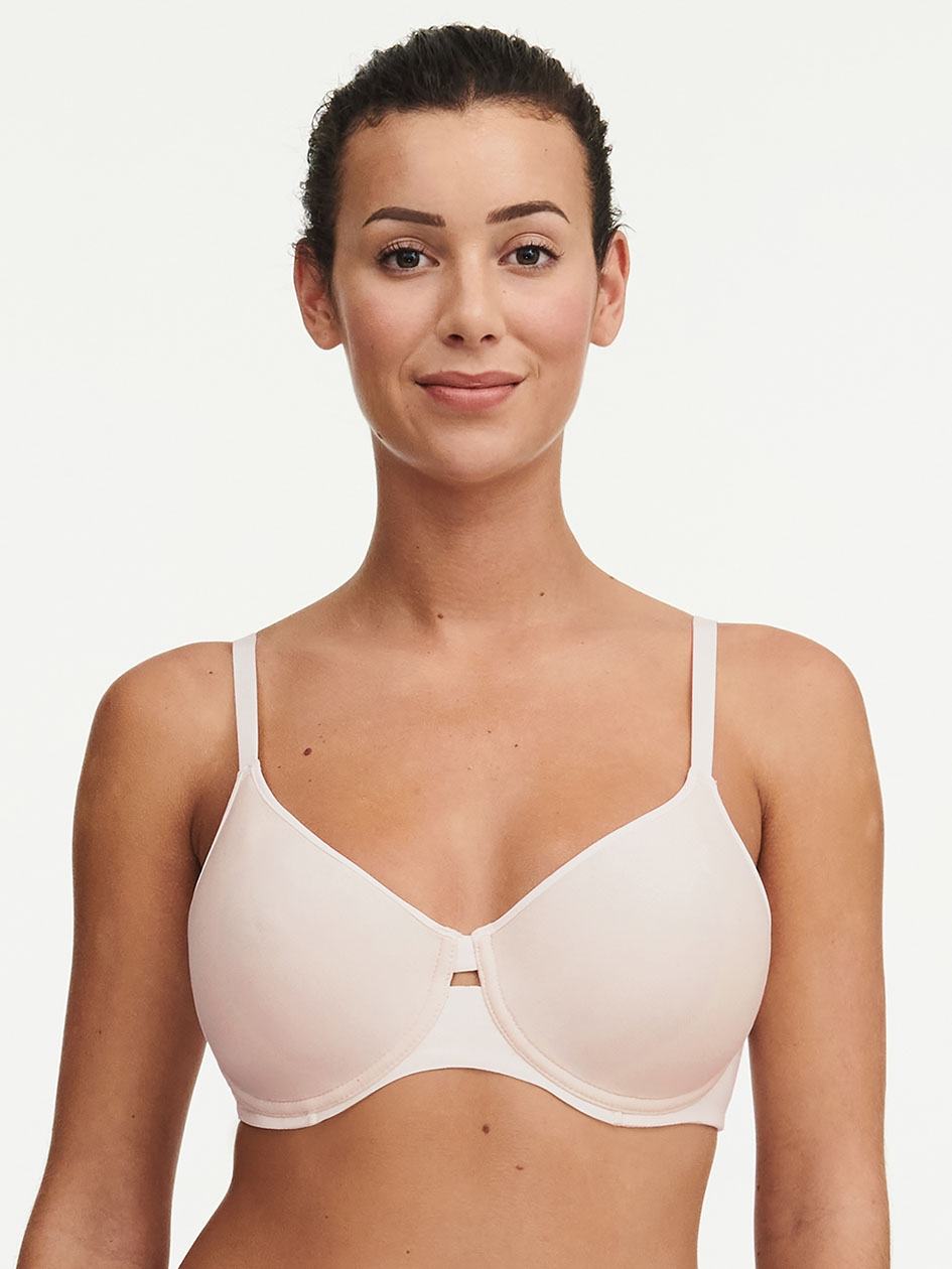 White Women Chantelle Smooth Lines Smoothing Minimizer T-Shirt Bra | GOY1299LZ