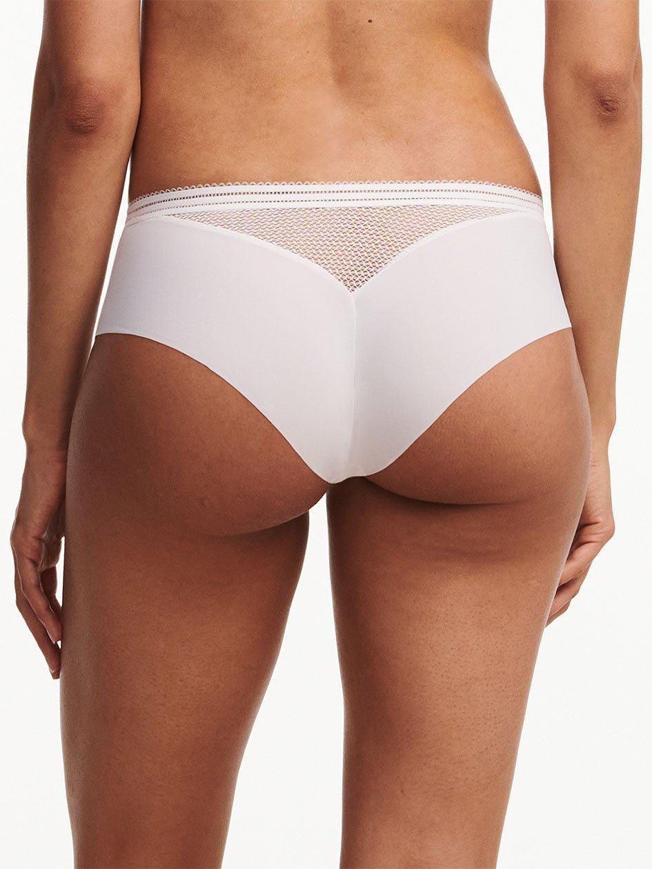 White Women Chantelle Sofie Lace Hipster Panty | MGO43100NV