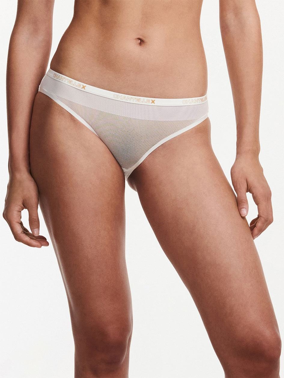 White Women Chantelle Xpose Briefs | MNX8447PN