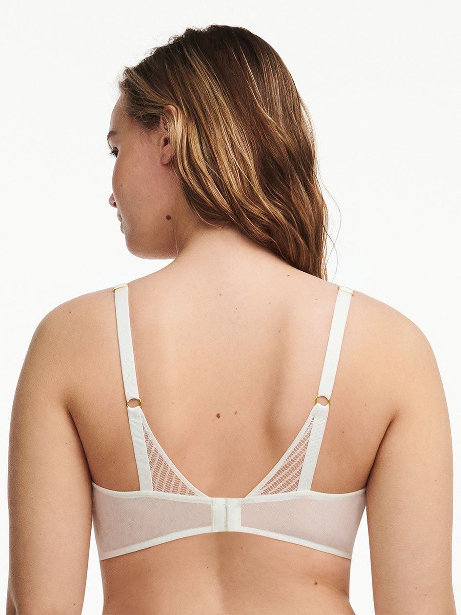 White Women Chantelle tXture Demi Bras | ZEE1646CR