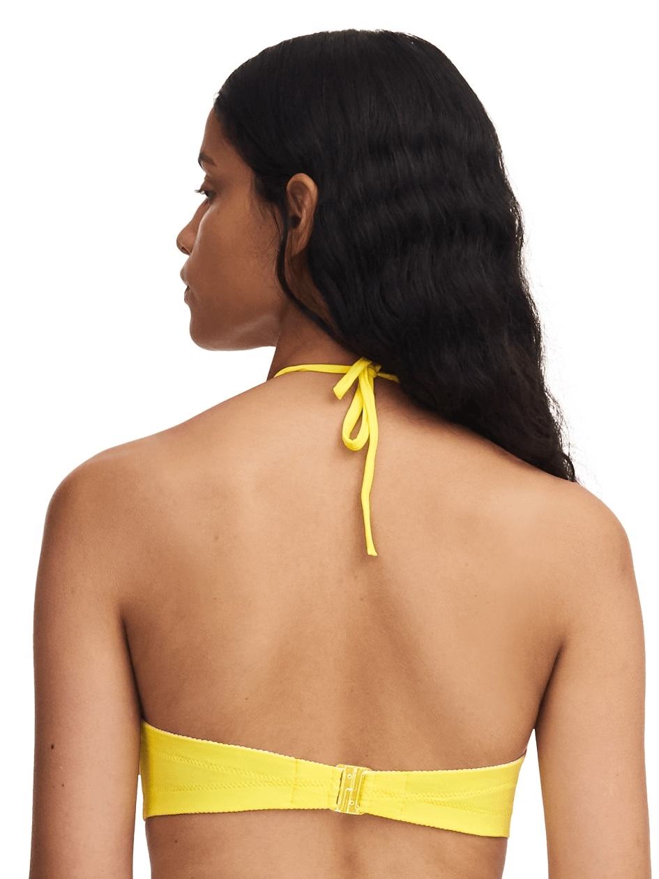 Yellow Women Chantelle Inspire Bandeau Swim Bikini Tops | UMS306ZE