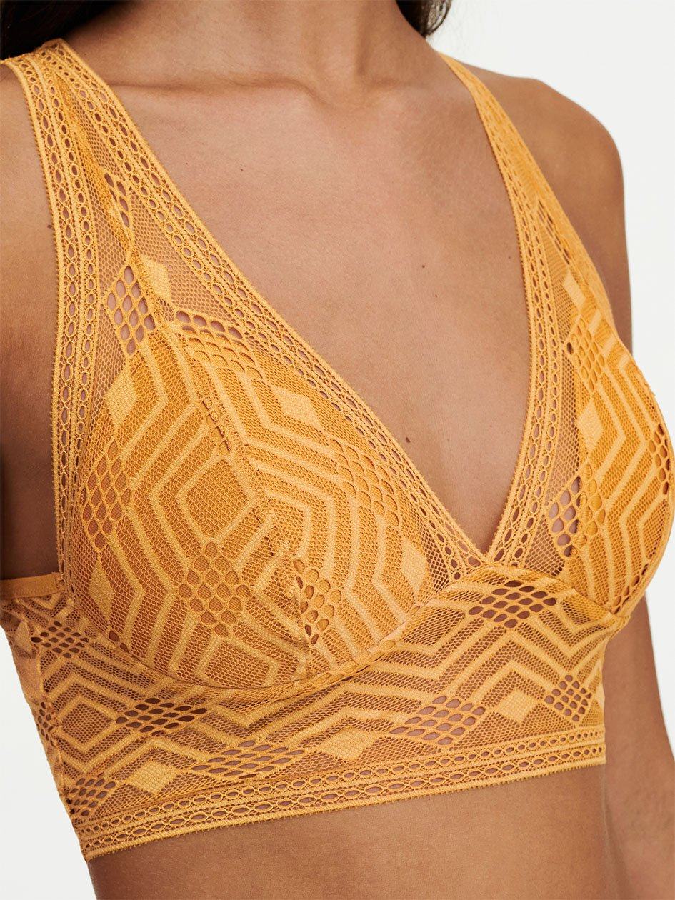 Yellow Women Chantelle Ondine Wireless Bras | VVF88JD